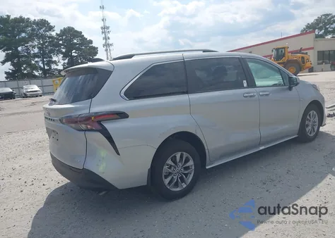 2025 Toyota Sienna Xle из США, поврежденный, VIN 5TDJRKEC9SS255609